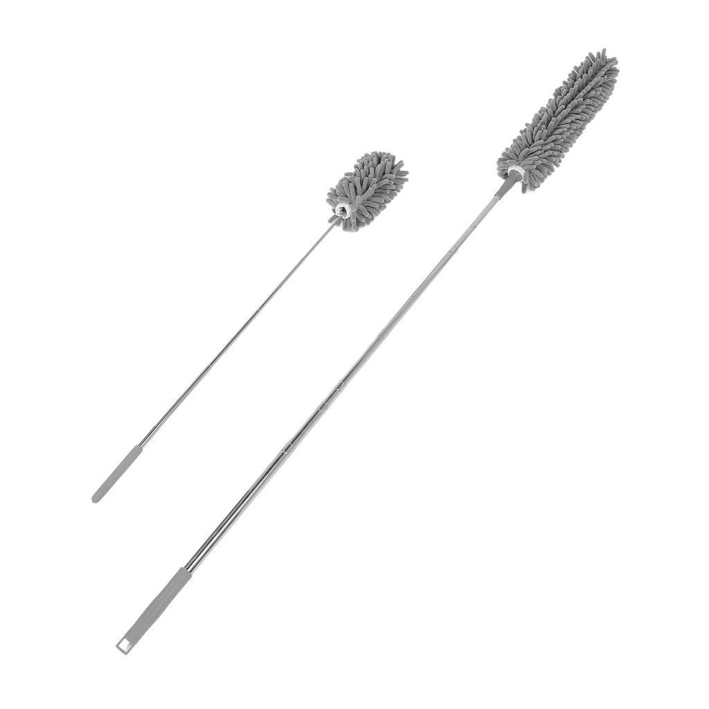 4PCS Microfiber Duster Set with Extension Pole Dust Removal Efficient for Furniture Ceiling Fan Cars