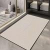 Geometric Line Wind Bathroom Diatom Mud Carpet Quick Suction Anti Slip Washable Shower Room Entrance Floor Mat