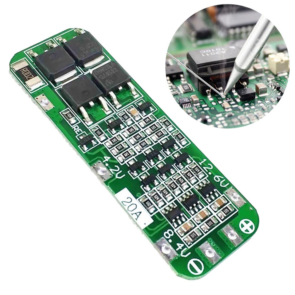 3-10pcs 3S 20A Li-ion Lithium Battery 18650 Charger PCB BMS Protection Board 12.6V 59x20x3.4mm Li-ion Battery for Drill Motor