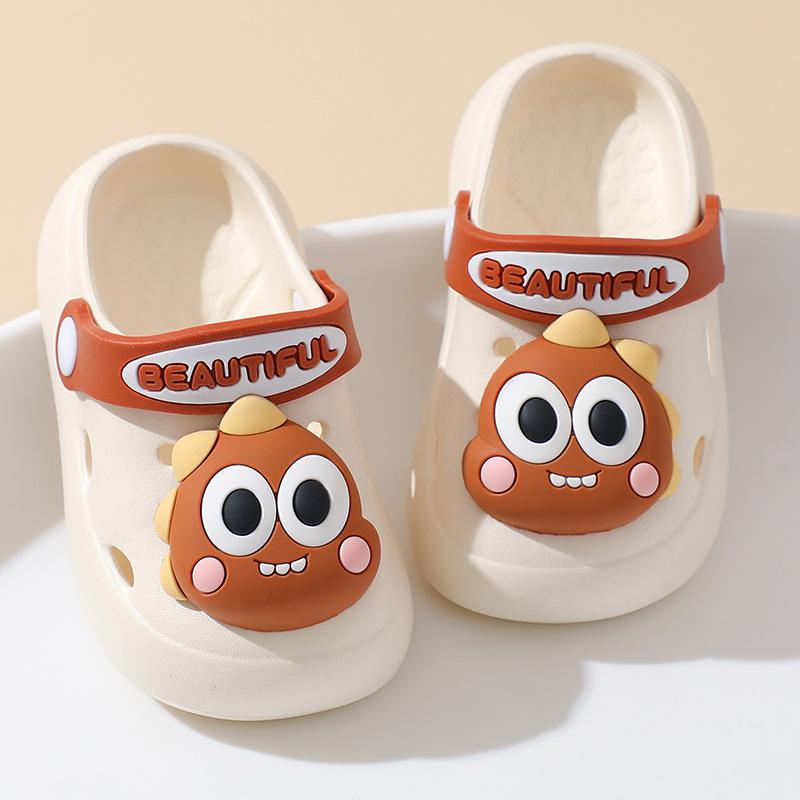 Fashion Girls Shoes Summer New Kids Cartoon Sandals Soft Soled Boys' Shoe Anti Slip Child Beach Shoes Simple Girl Slippers
