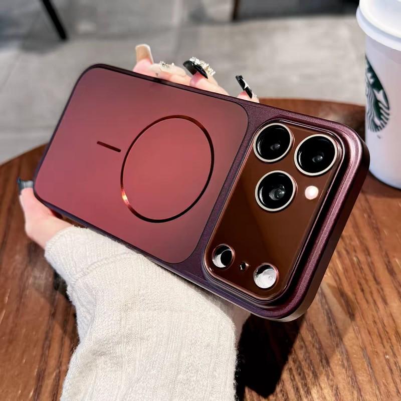 Matte Finish Magnetic Phone Case IPhone 18 Pro Max 17 16 15 Series With Camera Button Cover Full Protection