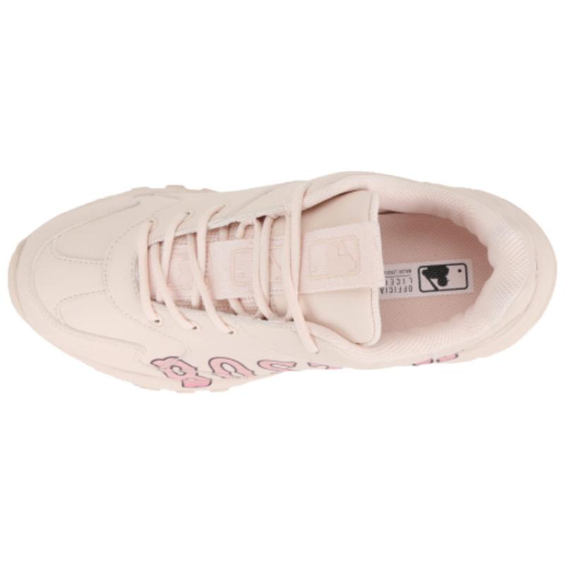MLB Big Ball Chunky P Boston Slip Resistant Abrasion Resistant Low Top Chunky Sneakers Unisex Pink Sneakers 32SHC2011-43P