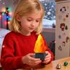 3D False Fire Night Light USB Rechargeable Flameless Candle 3-speed Mode Flame Light Realistic Flame Effect Home Decoration