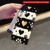 2DFlat Samsung Phone Case Gold Heart & Paw Print Gradient Phone Case Applicable To Galaxy S22 S23 S24 S25ULTRA S26 A12 A13 A14 A15 A16