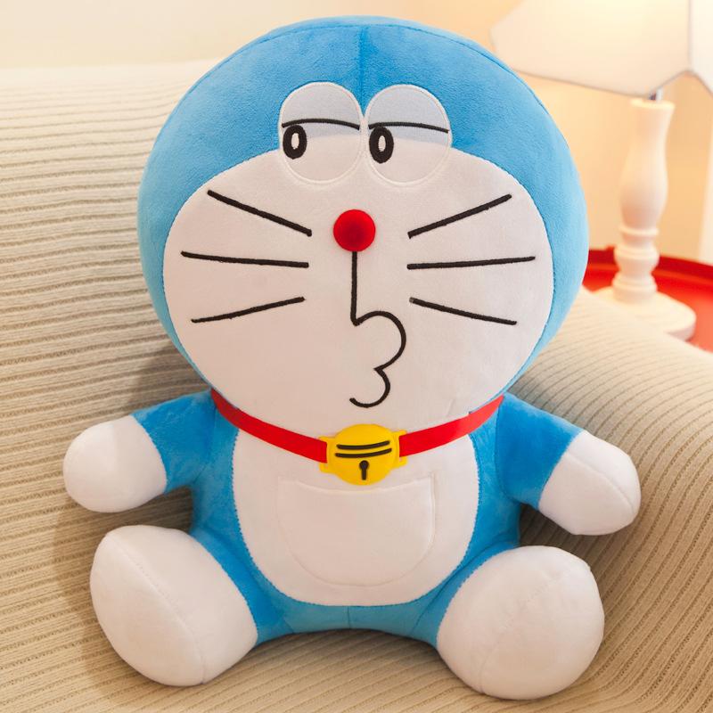 New Cute Cartoon Doraemon Plush Toy Doll Creative Blue Fat Man Dingdang Cat Doll Rag Doll