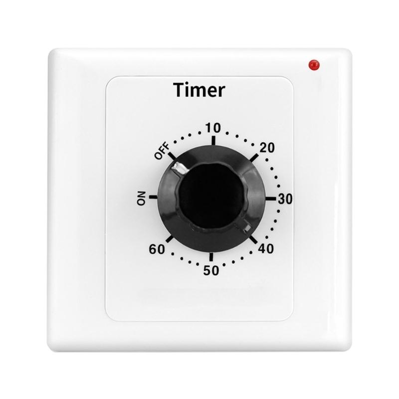 15A Mechanische Countdown-Timer-Schalter 86 Panel Digitale Zeit-Countdown-Steuerung für Lüfter, Warmwasserbereiter, Pumpe
