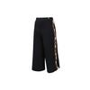 Puma Retro Sports Long Pants Casual Wide Leg Knitted Trousers Women Bottoms Black 579638-01