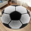 Pluszowy Okrągły Dywanik, Dywanik do Salonu, Sypialni, Kanapy, Pokoju Zabaw, Antypoślizgowa Mata Podłogowa