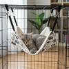 Cat Hammock for Pet Cage Durable Hanging Bed High Density Breathable Cat Rest Pad for Small Medium Cats Winter Warmer