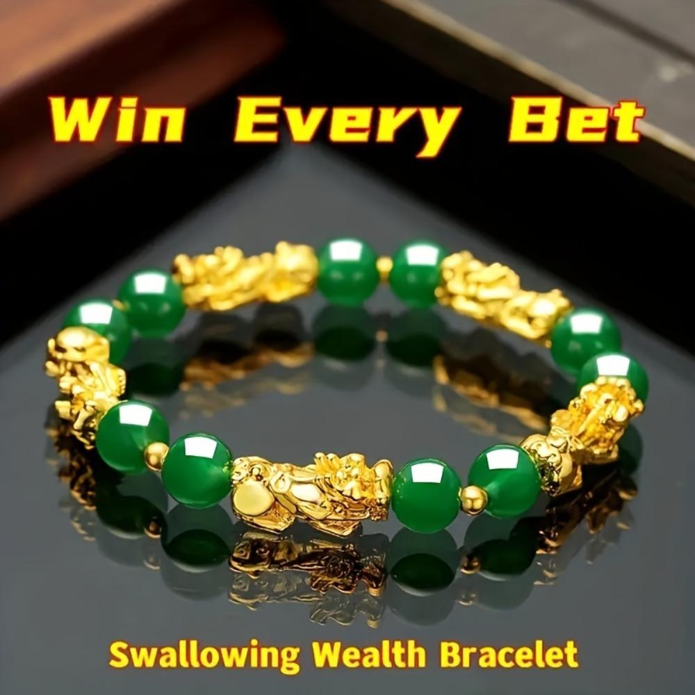 PiXiu Wealth Bracelet - Infused with prosperity and luck, a sparkling faux jewelry gift.
