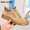 Men S Steel Toe Work Safety Shoes Water Resistant Working Boots Soft Upper Construction Footwear All Season Casual Hiking Shoes