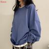 Korean Style Loose Two Piece Sweater Set Women Solid Color Versatile Padded Top Jacket for Spring and Autumn