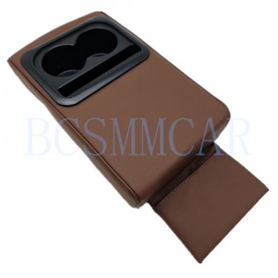 Car Armrest Cushion Cover Center Console Box Pad Protector Accessories W/Holder