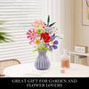 730PCS Crative Bouquet Building Blocks Sets With Plastic Vase DIY Flower Blocks Toys Gifts Sets Desktop Ornament