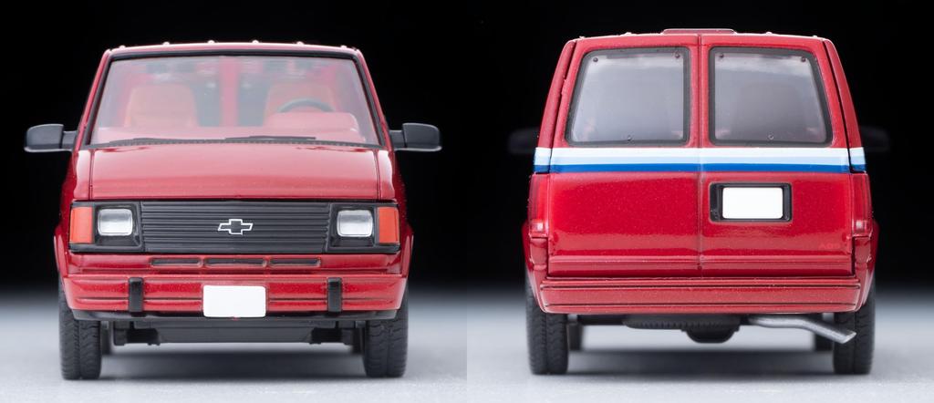 Tomytec Tomica Limited Vintage Neo LV-N344a Chevrolet Astro Van (Red) Complete Model 332763
