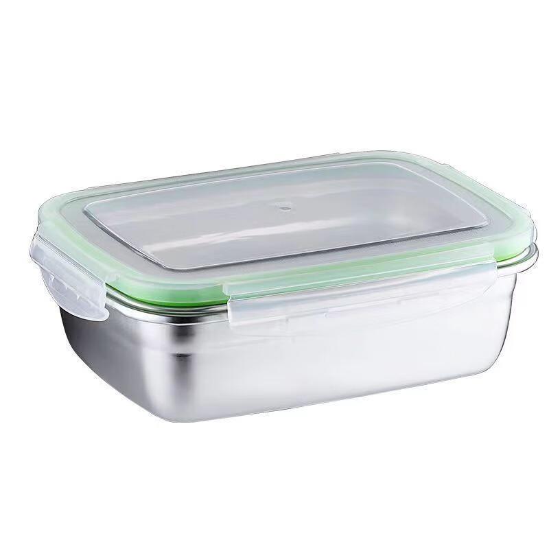 

Shengjia 304 Stainless Steel Rectangular Food Storage Container