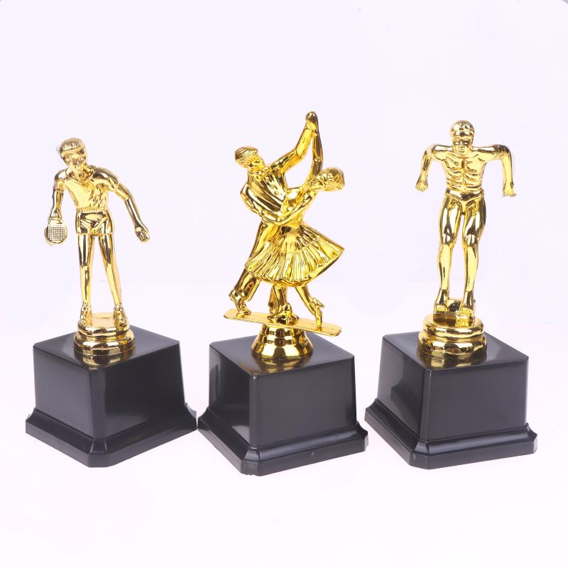 1 Piece Competition Cricket School Rewarding Supply Small Prize Cup Children'S Gold Trophy Awards Golf Plastic Model Craft