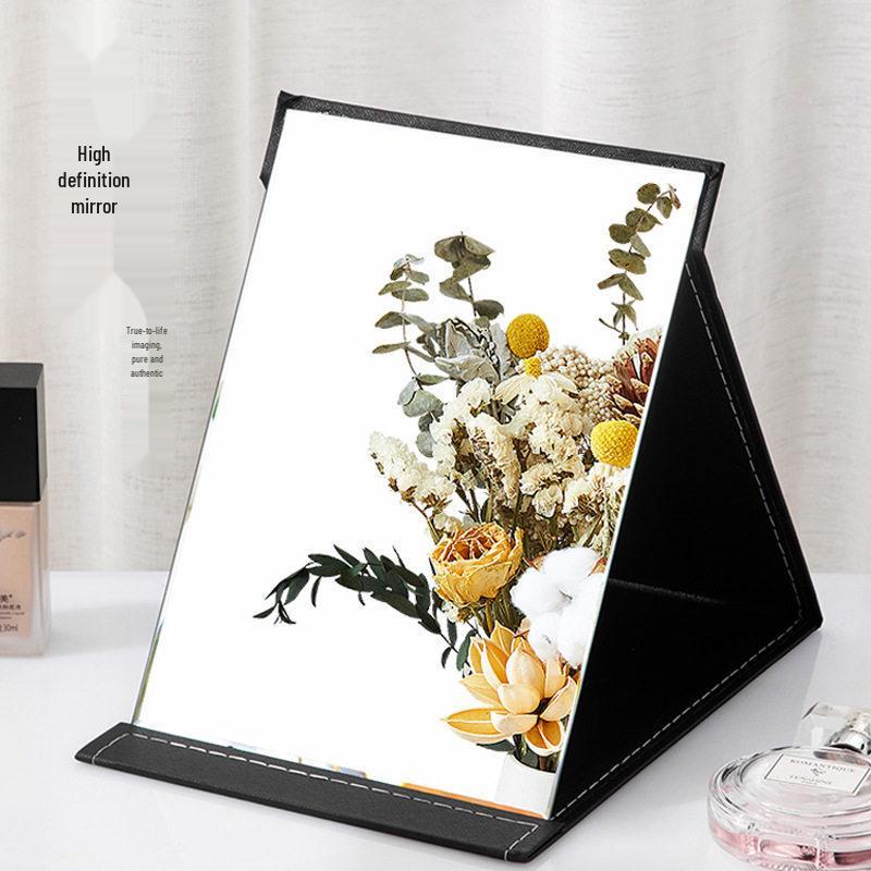 Portable Folding Makeup Mirror for Dorm, Office, or Vanity