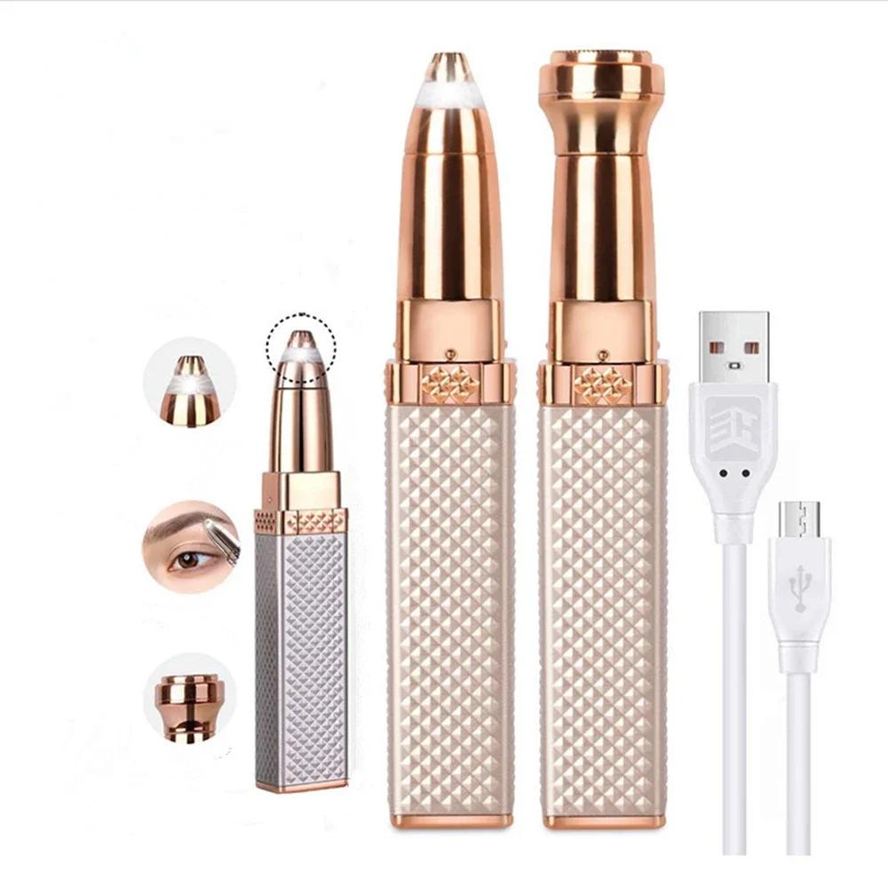 Epilator Face Hair Removal Lipstick Shaver Electric Eyebrow Trimmer Women's Hair Remover Mini Shaver Epilator for Women