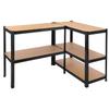 Metal Garage Office Storage Shelf for Basement Garage Office 180x90