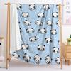 Blanket Cute Panda Blanket Flannel Bedroom Office Blanket Blanket Universal