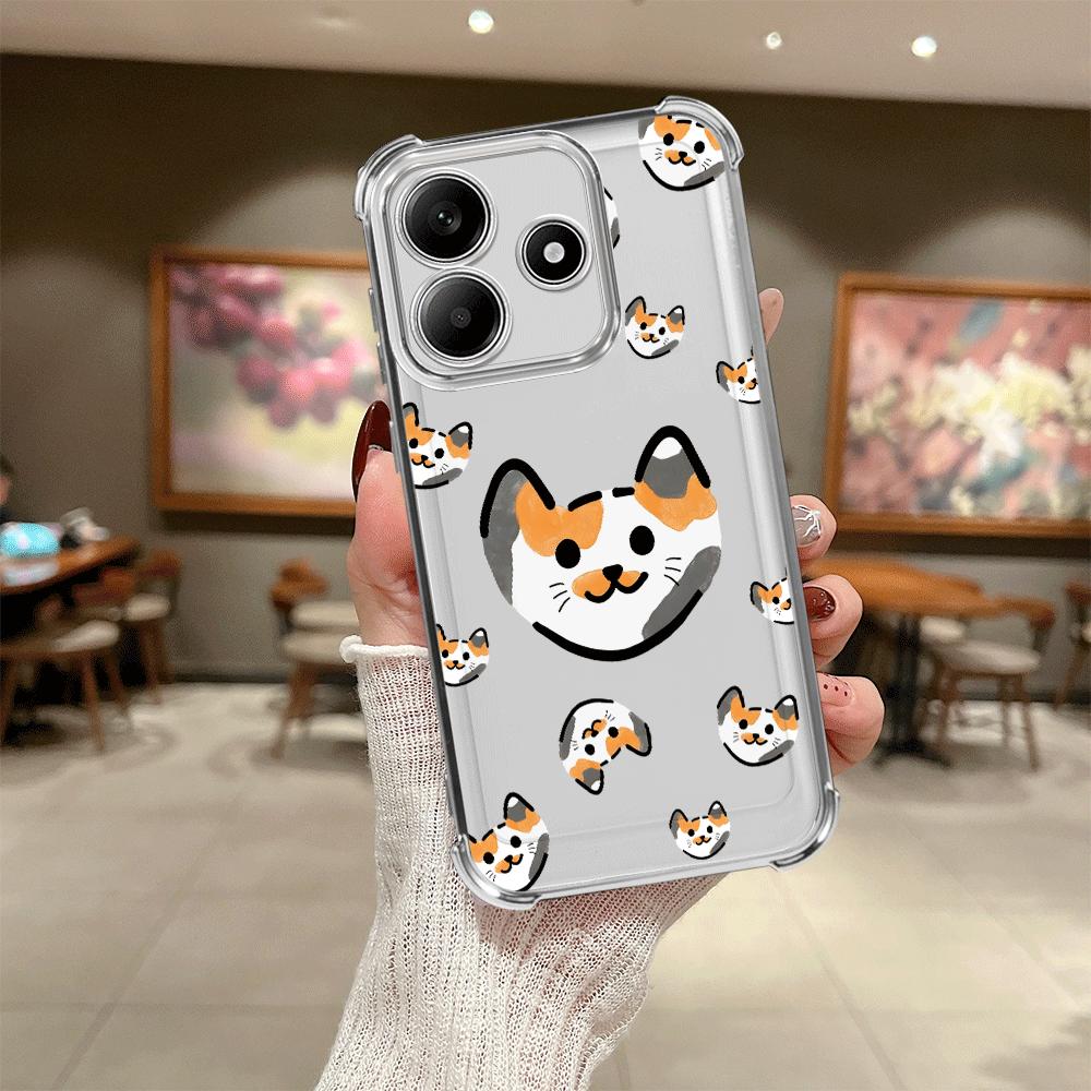 Case for Redmi Note 14 Pro Plus K80 9 Pro 11s 13C 10 Lite 11 Note 13 A3 A5 12 Phone Cover Cartoon Kitty