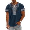 Vintage Ethnic Graphics T Shirts Summer Fashion Short Sleeve 3D Printed Mens T-shirts Casual Streetwear Oversized Breathable Tee