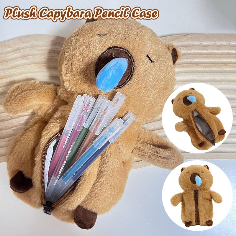 

NEW Robin Plush Pencil Case Stuffed Animal Large Capacity Stationery Bag Cute Design Cartoon Doll Pencil Bag School Supplies