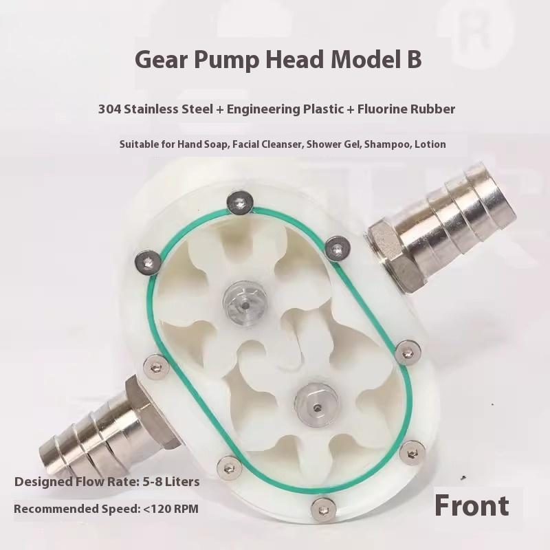 

Small filling machine accessories Food grade plastic gear pump Honey sesame paste high viscosity micro conveying all plasticpump