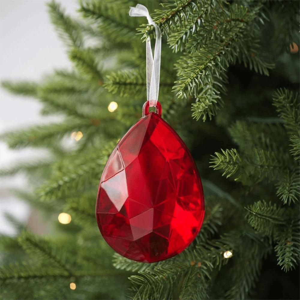 Multicolor Christmas Tree Pendant Color Glitter Christmas Hanging Decoration Festival