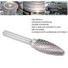 Double Cut Burr Rotary File Tree Shape Carbide Rotary Burr Tree Shape Burr  Chassis Metal Polishing