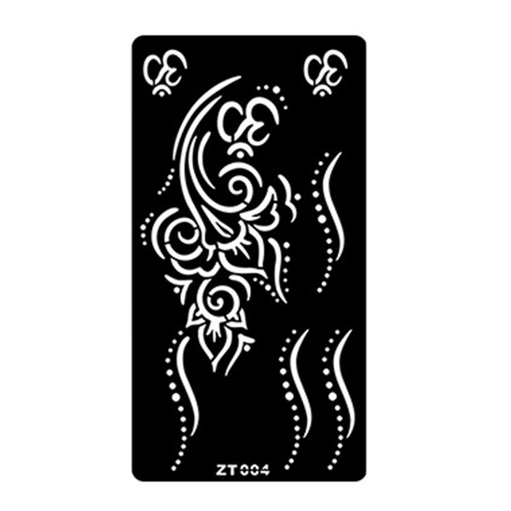 Personalized India Temporary Tattoo Ethnic Style Black Tattoo Decals Arm Foot Tattoos  Women Lady