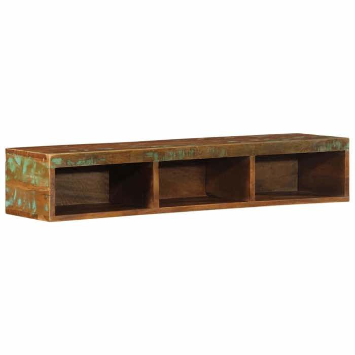 VidaXL Wall-mounted TV Cabinet 100x30x19 Cm Solid Reclaimed Wood, Media Cabinet, Side Cabinet, Entertainment Center, 4017480