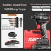 Nanwei NW-S5240 Brushless 21V Impact Driver CN Plug (adapter Included)