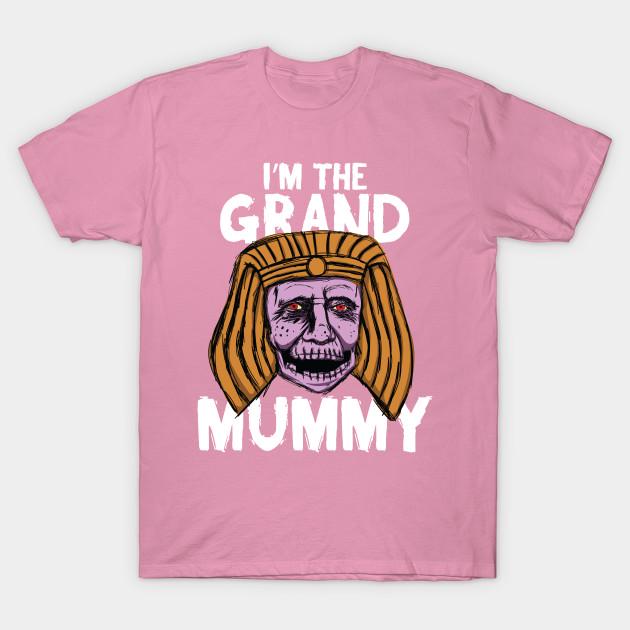 T Shirt Women Mummy Im The Grand Mummy Halloween Harajuku Print Kawaii Tshirt Summer Short Sleeve Female T-Shirt Top Tee