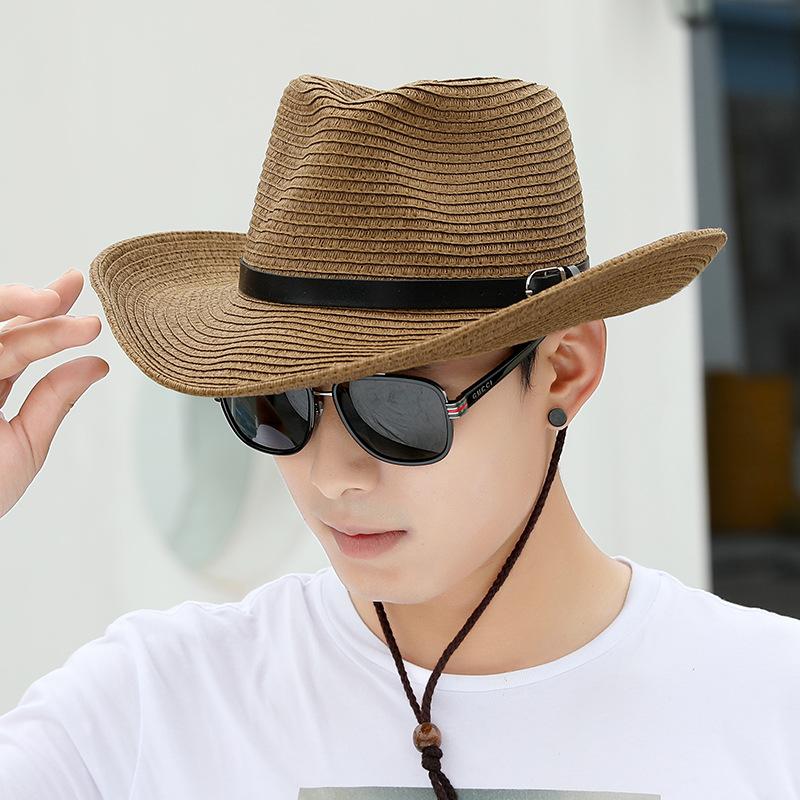 

Hat summer visor hat sun protection sun hat outdoor fishing hat straw hat travel beach hat average size (58-60cm)