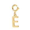 spring buckle Letter Charms Pendant initial charms pendant for Women Necklace earring Zircon keychain DIY accessories Wholesale