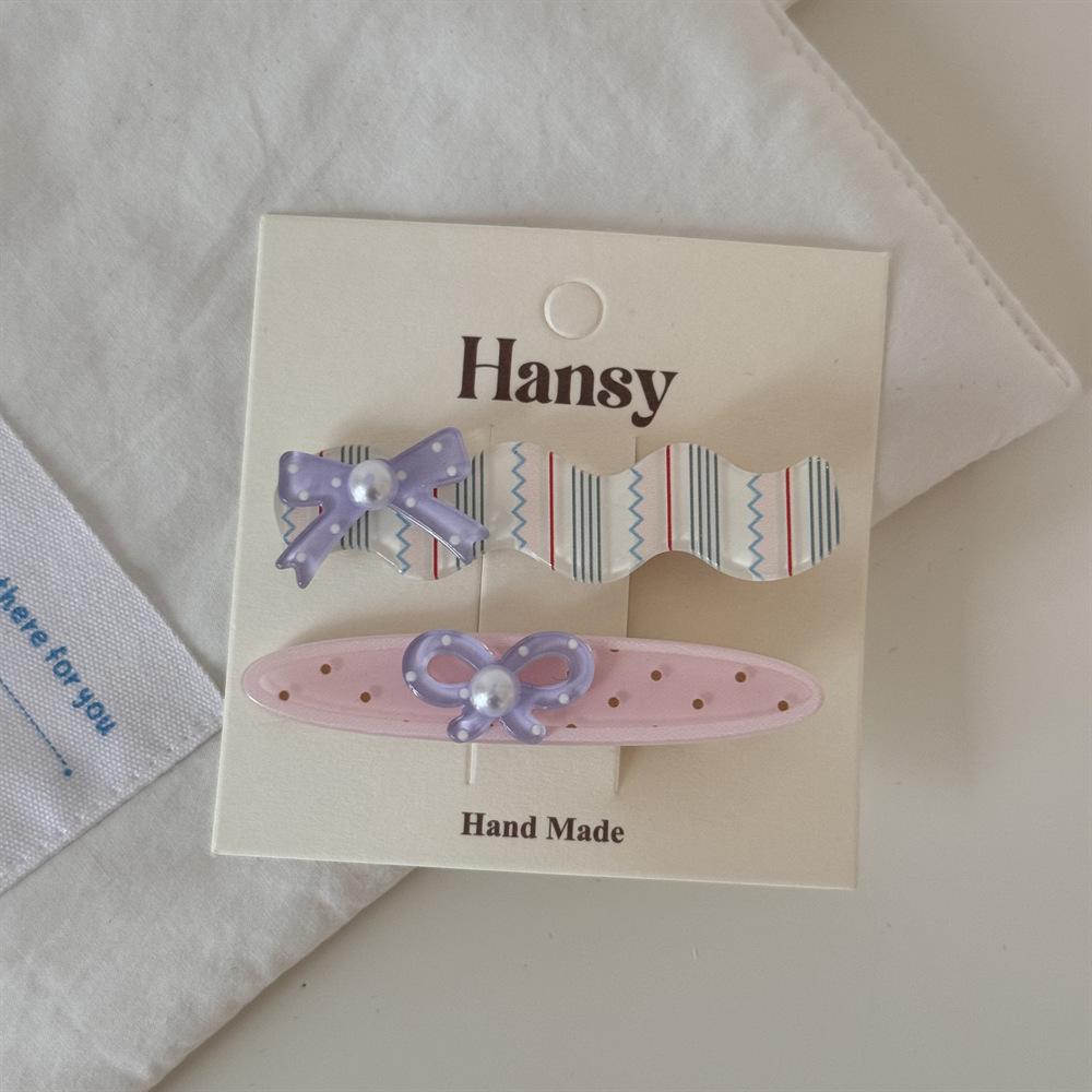 2/3Pcs Cute Cartoon Floral Pink Duckbill Clips Korean Sweet Hair Side Clips Women Girl Bangs Hairpins Headwear Style Accessories