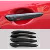 For  Mazda 3 Axela CX‑30 Carbon Fiber Style Door Bowl Handle Anti‑Scratch Protective Decor Trim Accessories
