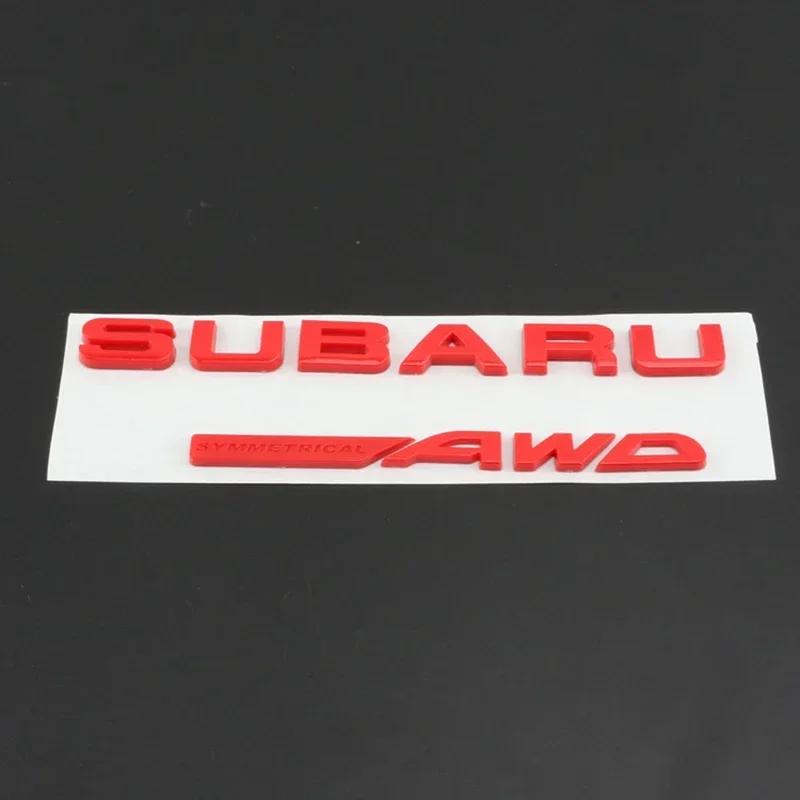 For Subaru WRX BRZ STI XV FORESTER IMPREZA LEGACY OUTBACK Auto Body Tail Letter Badge Decal ABS Car Rear Trunk Sticker Emblem vg5