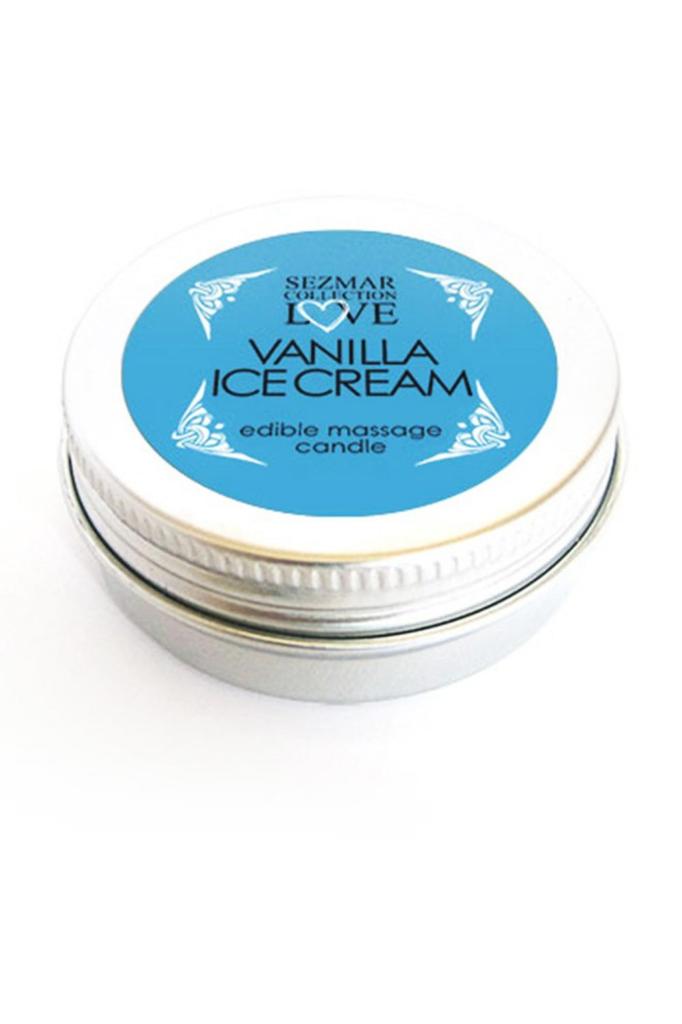 Mini Massage Candle Ice Vanilla 30ml 100% Natural Sez070