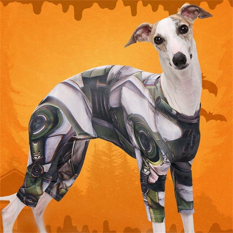 Sweat à capuche pour chien Vêtements Sweat à capuche 4 pattes Costume Mécanique Halloween Costumes Cosplay pour Chats Sweat à capuche Pull Toutes Tailles Combinaison pour Chien