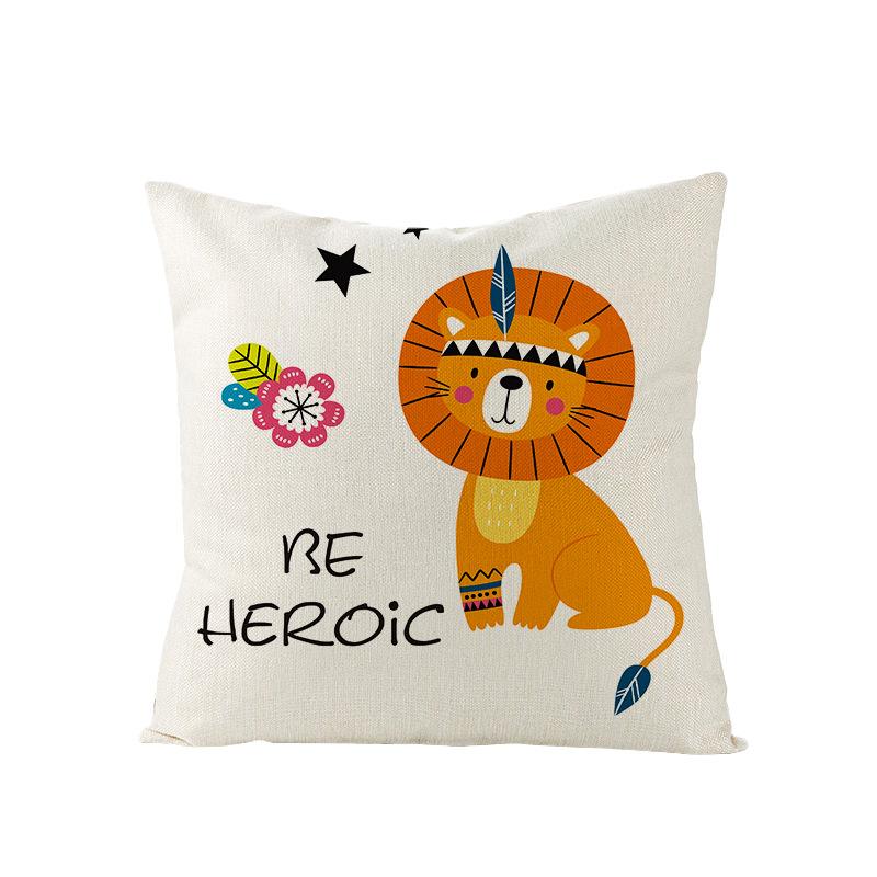 Polyester Pillow Cover Nordic Home Living Room Decoration Pillow Office Car Cushion Cover