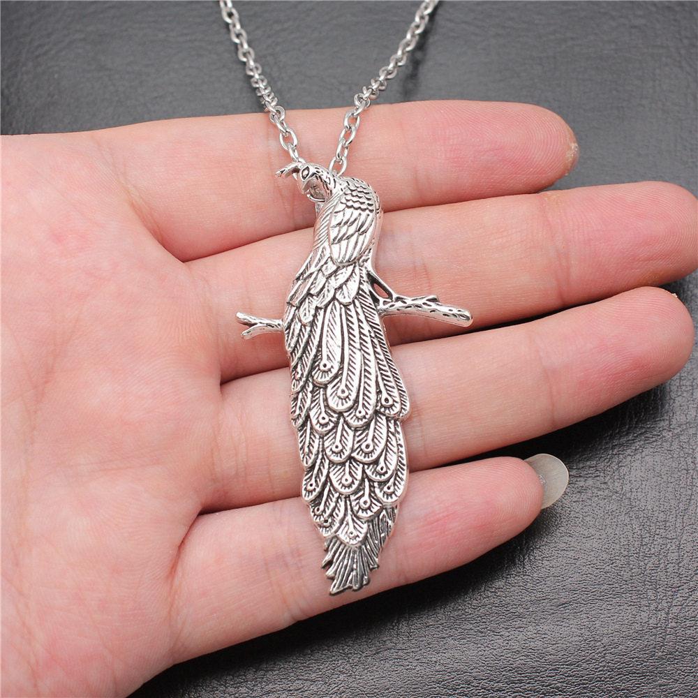45cm Or 70cm Long Chain Necklace Bird Vintage Jewelry Supplies QN009