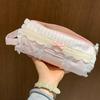 Large Capacity Lace Pencil Case Bow Makeup Bag Polka Dot Pencil Storage Bag  Award Gifts