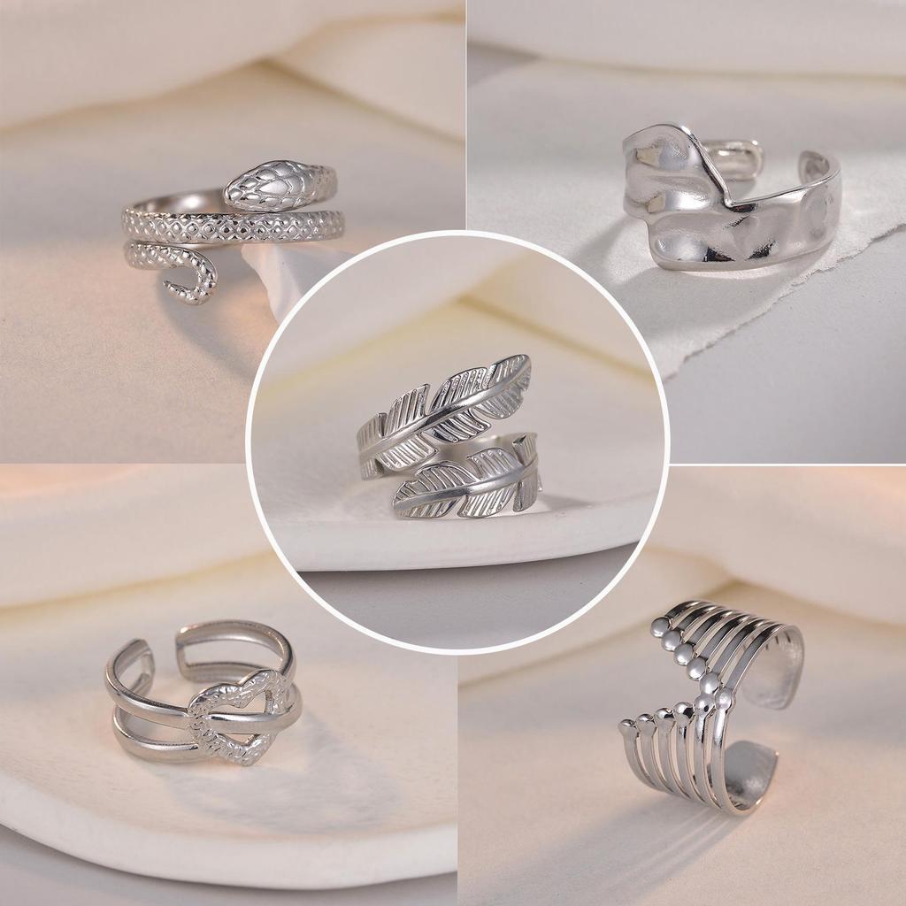 Adjustable Non-Fade Electroplated Couple's Ring