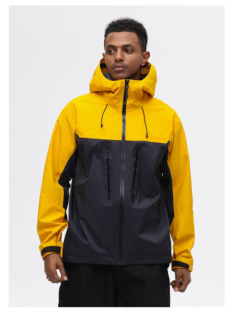 

Мужская водонепроницаемая и ветрозащитная бесшовная штормовая куртка - европейские и американские размеры XS