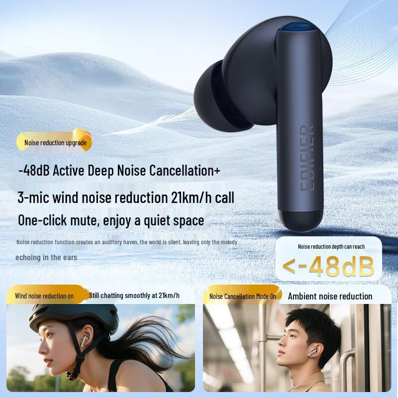 Aktif Gürültü Engelleme Özellikli Yenilenmiş Edifier Lolli Pro SE Gerçek Kablosuz Bluetooth Kulaklıklar, Bluetooth V6.0