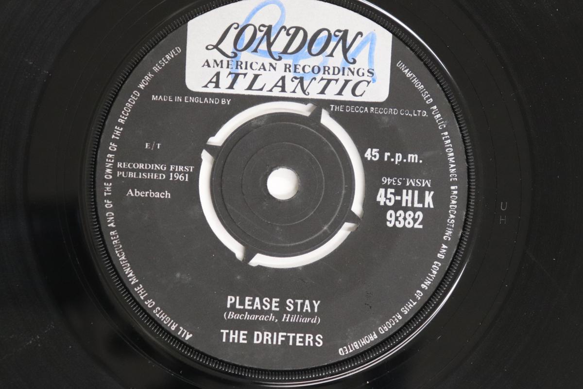 

7inch Record DRIFTERS - Please Stay / No Sweet Lovin 45HLK9382 LONDON ATLANTIC 1961 UK Soul/Funk Used