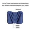 Travel Inflatable Waist Pillow Train Airplane Inflatable Cushion Press Inflatable Waist Pillow